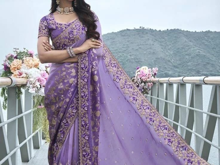 Embroidery Saree