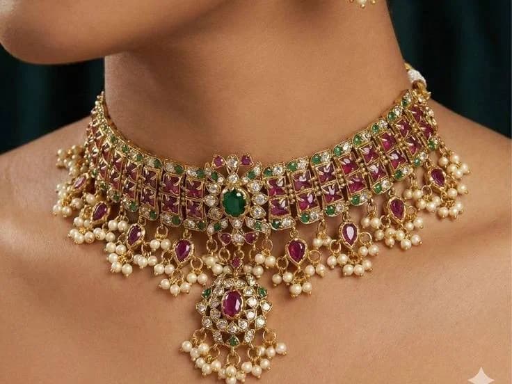 Mini Kundan Necklace